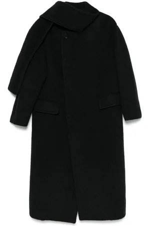 Msgm Scarf-detailing coat