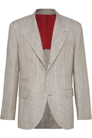Brunello Cucinelli Wide striped blazer
