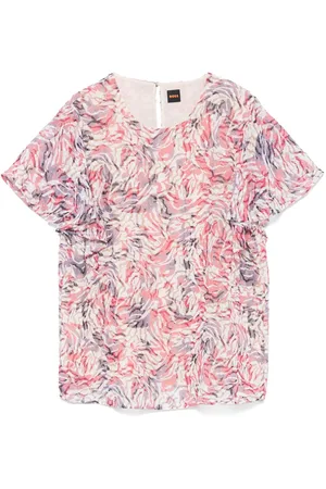 HUGO BOSS Abstract-print blouse