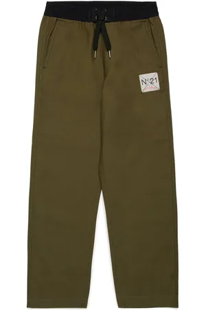 Nº21 Logo-patch track pants