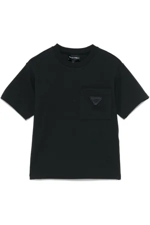 Emporio Armani Logo-embroidered T-shirt