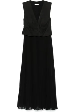 Sandro Pleated maxi dress