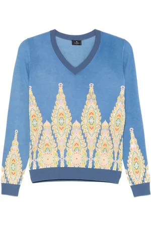 Etro Paisley-jacquard sweater