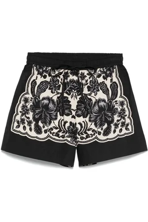 Sandro Floral-print shorts