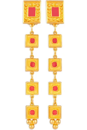 Susan Caplan 1980s Chandelier clip-on earrings