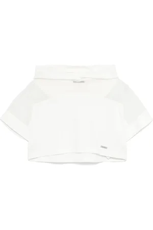 MONNALISA Mesh-panel hoodie