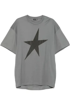 MUGLER Velvet star T-shirt