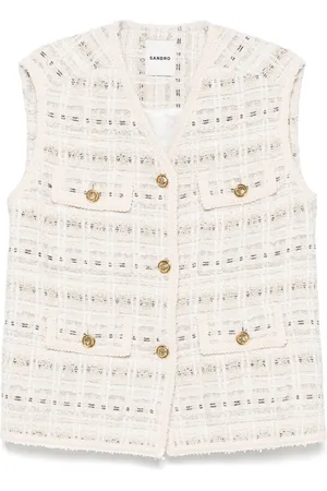 Sandro Tweed gilet