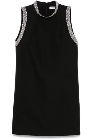 Sandro Rhinestone-embellished mini dress