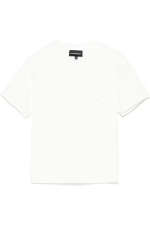 Emporio Armani Logo-embroidered T-shirt
