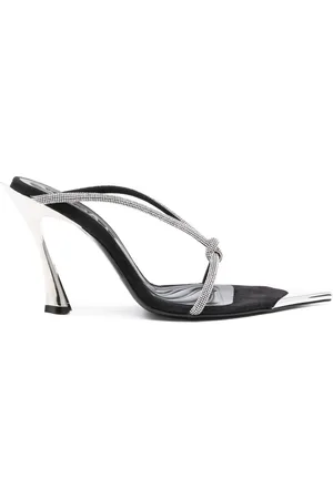 MUGLER 105mm crystal-embellished sandals