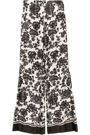 Sandro Floral-print trousers