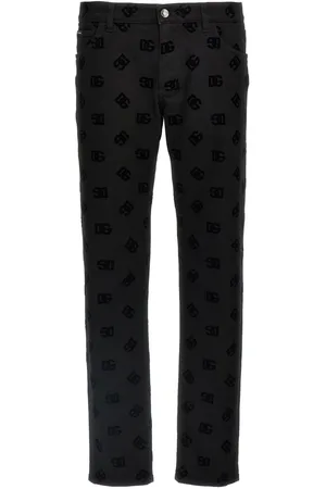 Dolce & Gabbana Logo-embossed jeans