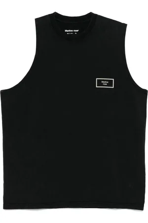 MARTINE ROSE Logo-print tank top