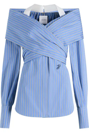 Patou Wrap poplin blouse