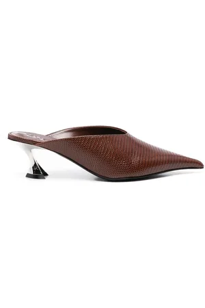 MUGLER 65mm lizard-effect mules