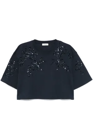 Sandro Rhinestone-embellished T-shirt