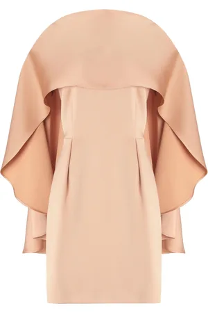 GENNY Attached-scarf mini dress