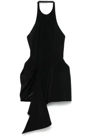 MUGLER Asymmetric tailoring mini dress
