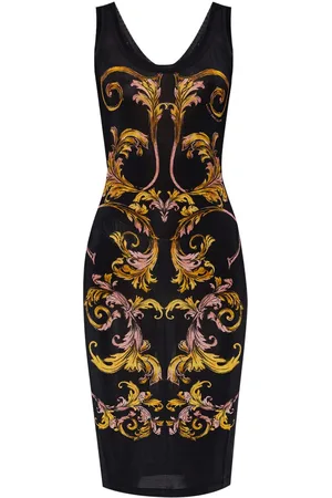VERSACE Barocco midi dress