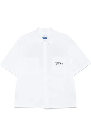 OFF-WHITE Logo-embroidered shirt