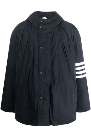 Thom Browne 4-Bar padded hooded jacket