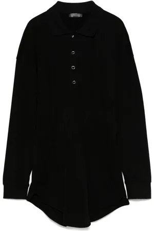 MUGLER Corseted polo mini dress