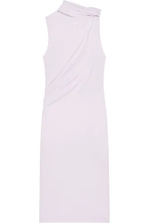 Courrèges Draped mini dress