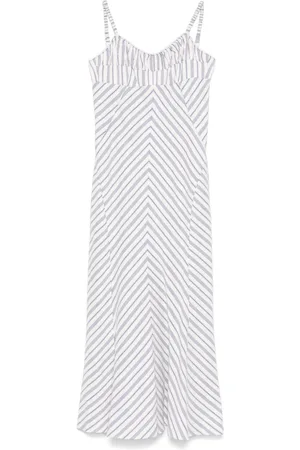 Sandro Striped maxi dress
