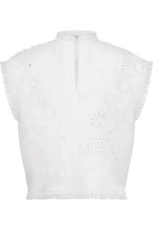 Alberta Ferretti Embroidered-design blouse