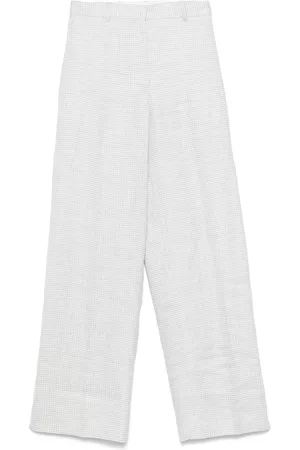 THEORY Houndstooth-pattern trousers