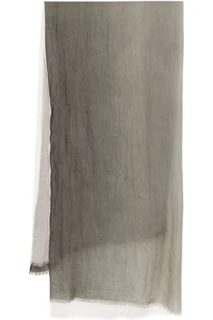 N.PEAL Dip-dye cashmere scarf
