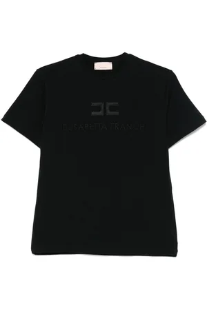 Elisabetta Franchi Logo-embroidered T-shirt