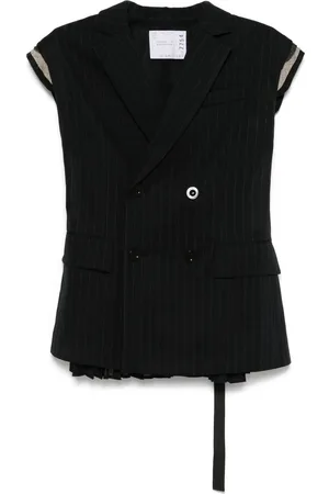 SACAI Pinstriped waistcoat