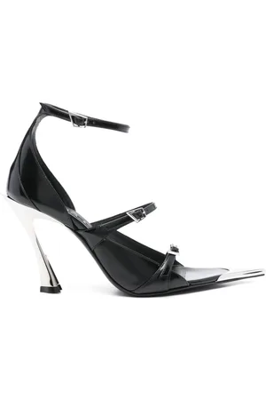 MUGLER 95mm leather sandals
