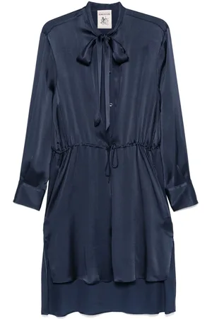SEMICOUTURE Satined midi dress