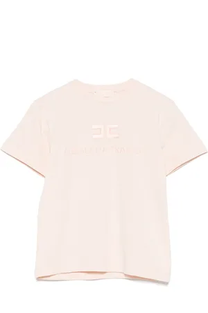 Elisabetta Franchi Logo-embroidered T-shirt