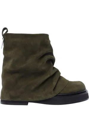 The Attico Logo-plaque boots