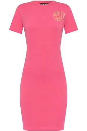 VERSACE Logo-print dress