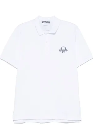 Moschino Logo-embroidered polo shirt