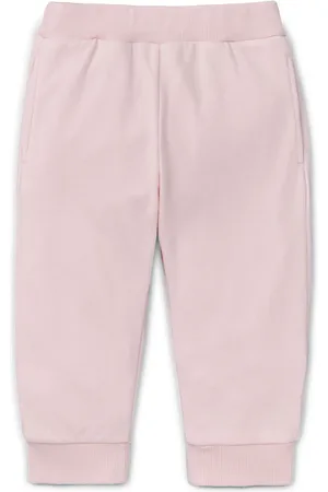 Miki House Logo-embroidered tracksuit bottom