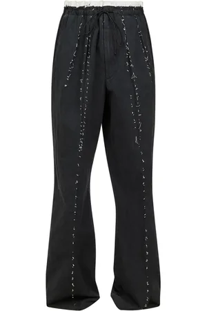 Maison Margiela Four-stitch logo track pants