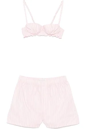 Serafini Striped shorts set