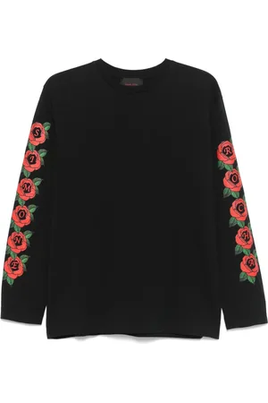 Simone Rocha Cluster Rose Logo-print T-shirt