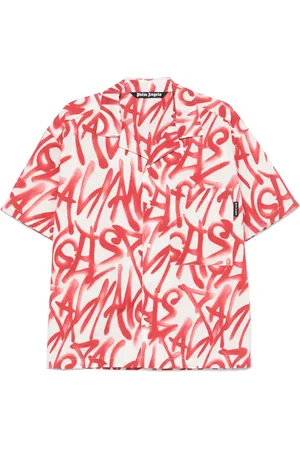 Palm Angels Graffiti-print shirt