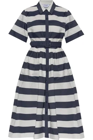 Kate Spade Striped midi dress
