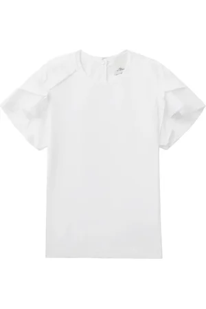 3.1 Phillip Lim Draped-detail T-shirt