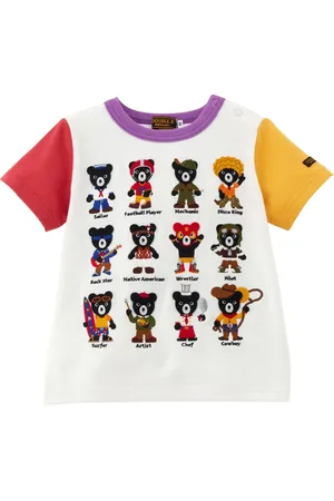 Miki House Bear-motif t-shirt