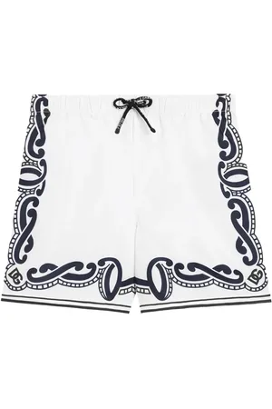 Dolce & Gabbana Bandana-print swim shorts