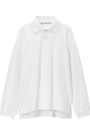 Alexander Wang Cotton jersey polo shirt